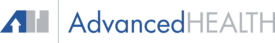 AdvancedHEALTH horizontal logo on a transparent background